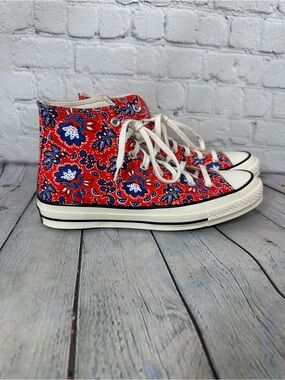 Converse Chuck 70 High 'Paisley - Habanero Red' size men’s 8.5 women’s 10.5